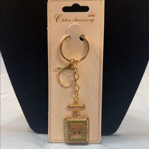Gold and Green Key Holder